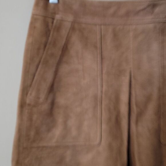 Cute VINCE SKIRT  💯%goat leather NWOT - Picture 2 of 6